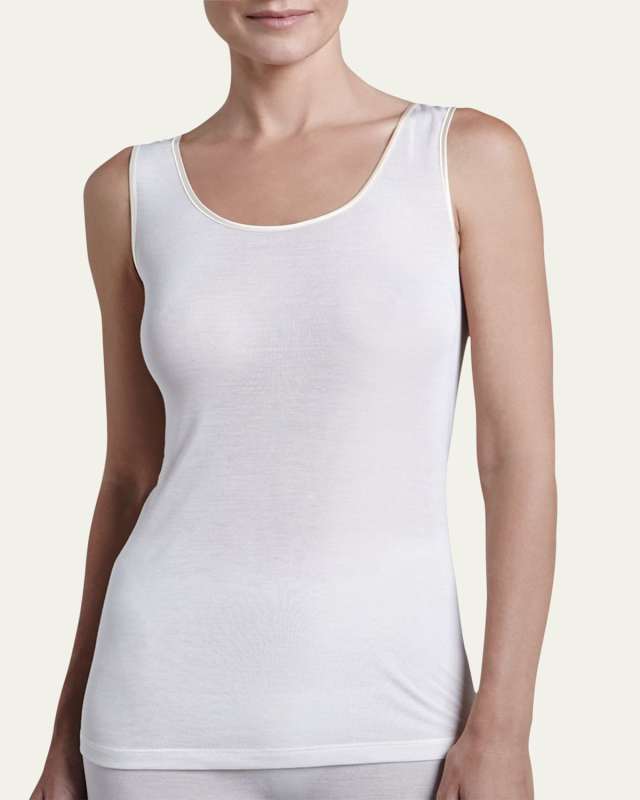 Silk Tank, Black